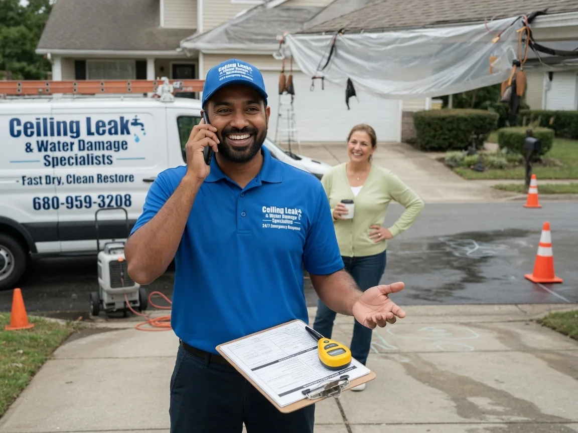 Ceiling Leak Cleanup Conway, NH FAQs